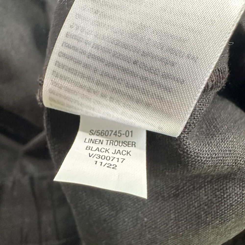 Old Navy Shorts Women 2x Black Linen Blend High Waisted Taylor Trouser Shorts - Picture 9 of 15